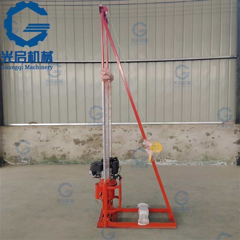 QZ-2CS型卷揚機款汽油機輕便取樣鉆機
